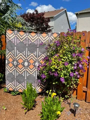 Deco Quilt - Orange