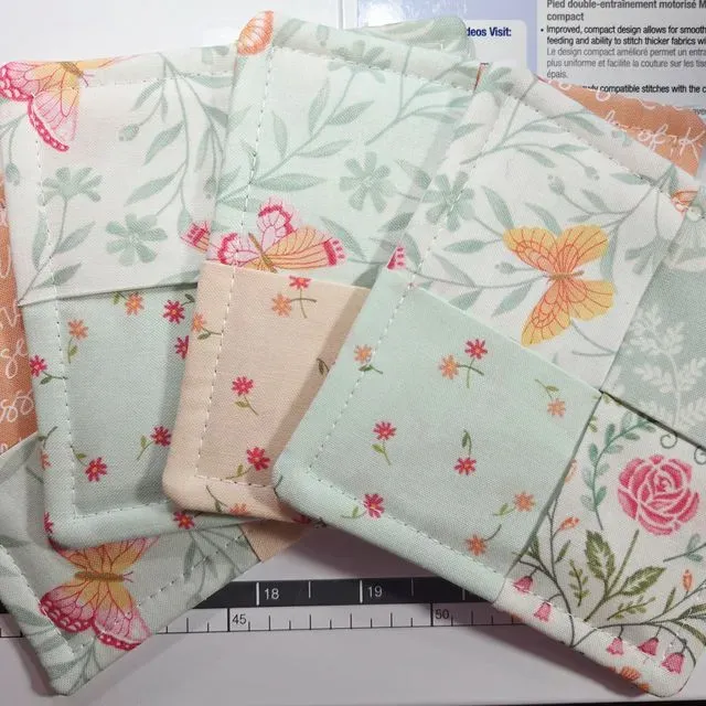 Four Patch Coaster Set
