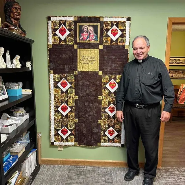 Sacred Heart Of Jesus Quilt
