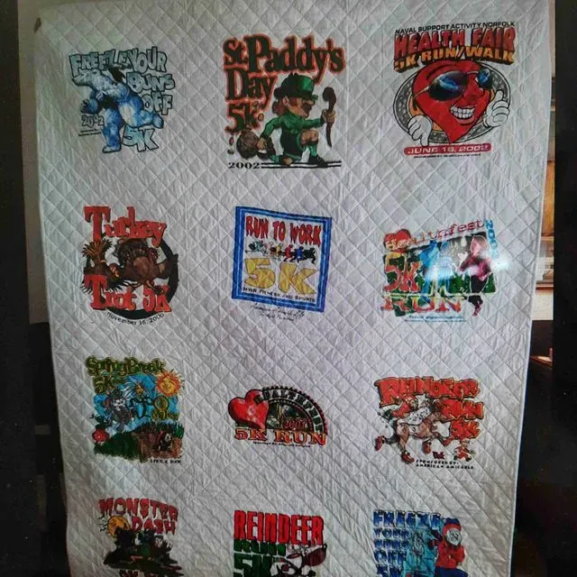 Dan Fun Run Memory Quilt