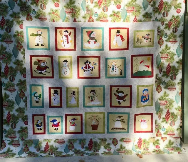 Snowman Christmas Quilt