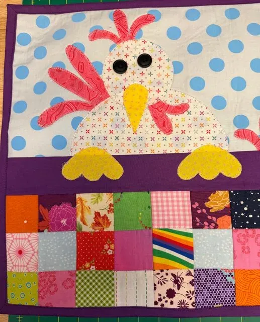 Charming Chicks Bench Pillow