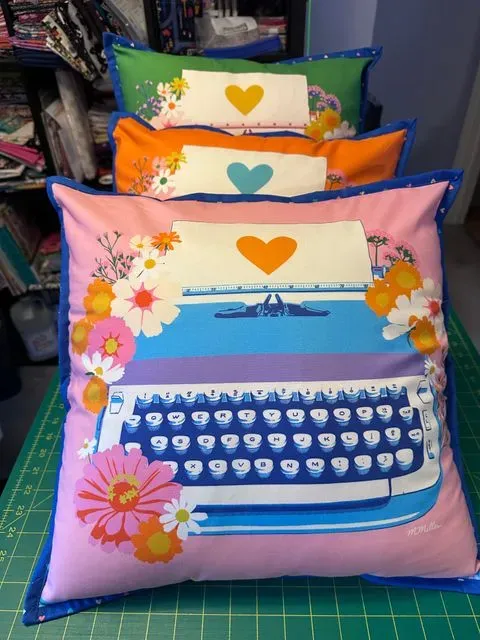 Typewriter Pillows