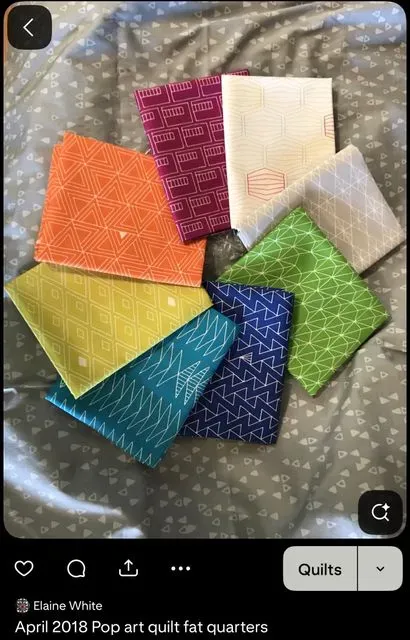 Pop Art - Quilty Box April 2018