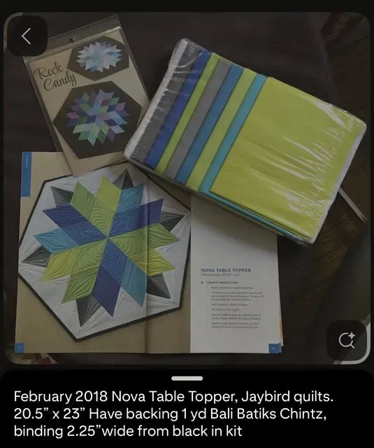 Nova (Rock Candy) Quilty Box February 2018