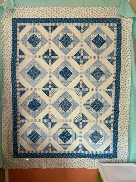 Calm Blue Throw