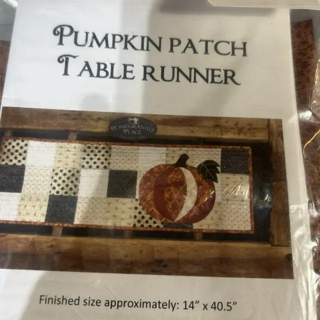 Pumpkin Patch Table Runner