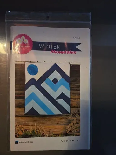 Winter Mountains - Batik