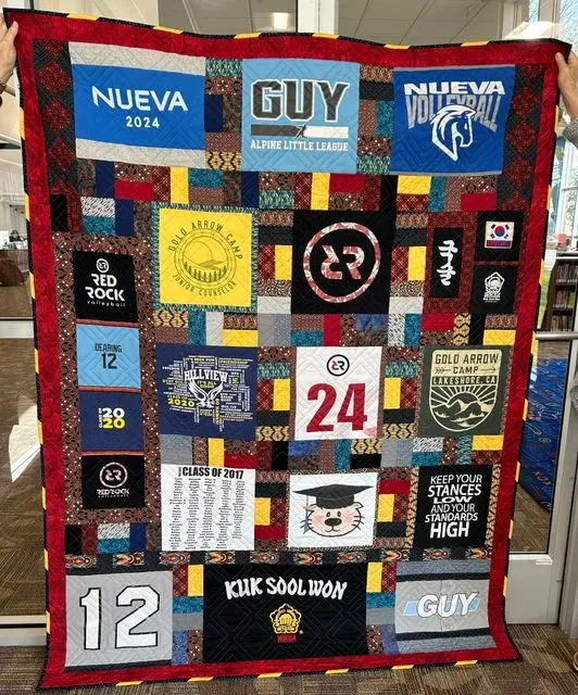 Cullen’s T-shirt quilt