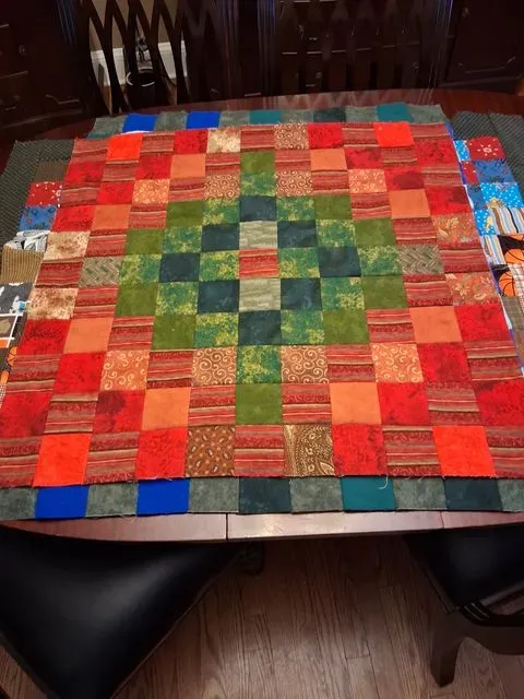 2026 3.5" Red & Green Flannel Charity Quilt