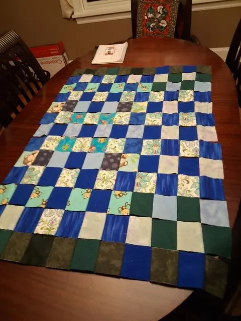 2026 3.5" Blue Flannel Charity Quilt