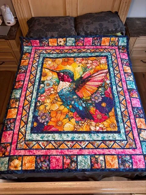 Aunt Enid’s 98th Birthday Quilt 
