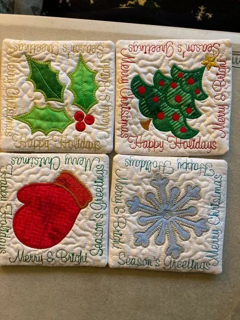 Merry and Bright Coasters