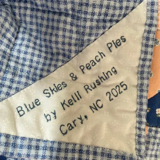 Blue Skies & Peach Pies