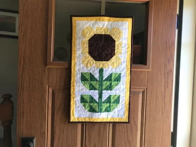 Sunflower door hanger