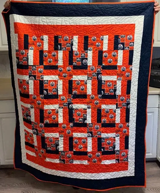 Oiler Quilt For Brandon