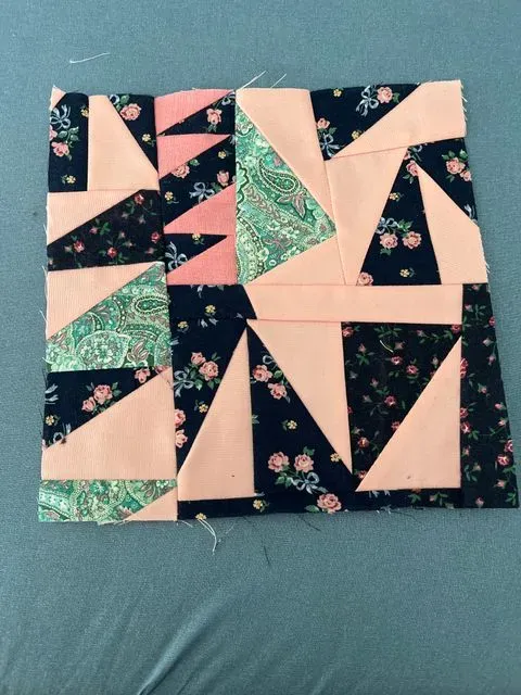 Crumb Quilt Pink 