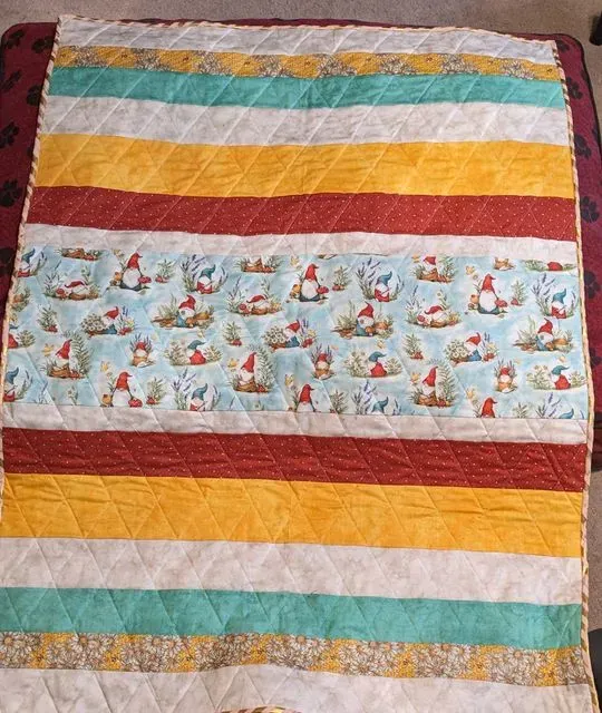 Gnome Crib Quilt 