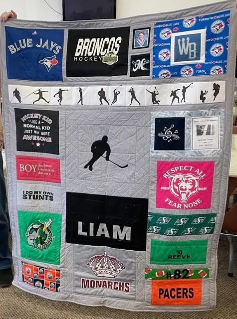 Liam’s Grad Quilt 