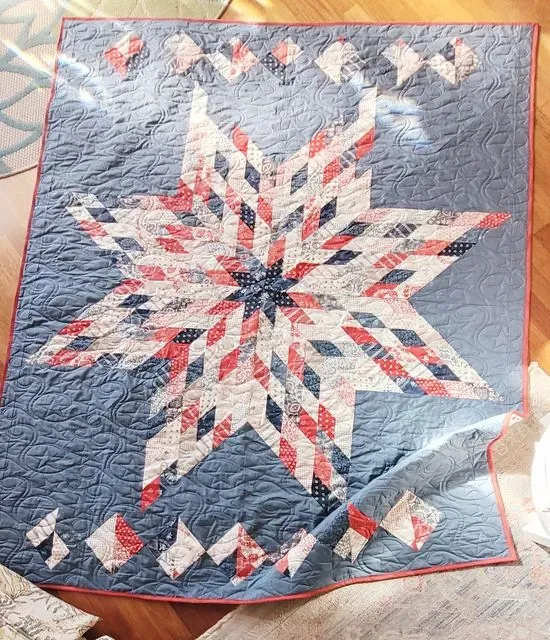 Red, White And Blue Star