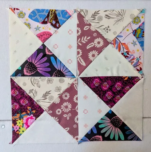 Scrappy Charm Square Hourglass 