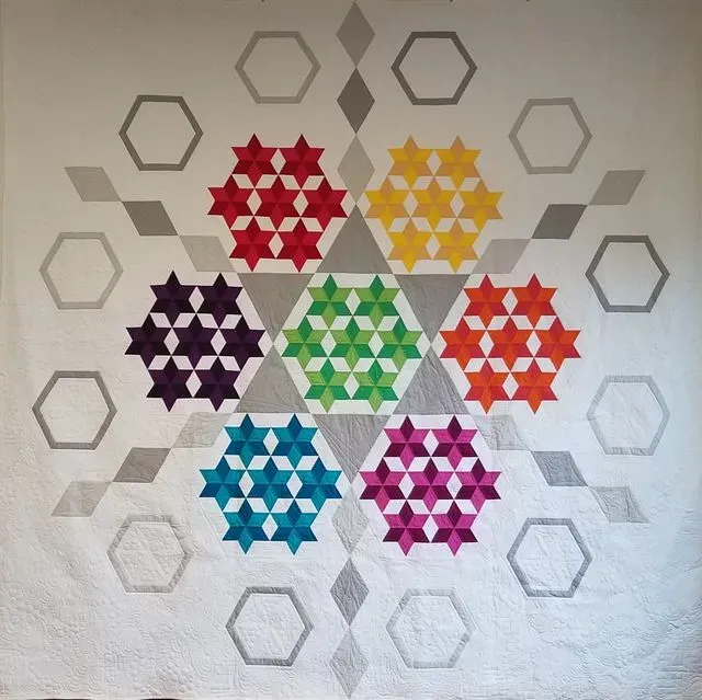 Sampler magazine quilt
