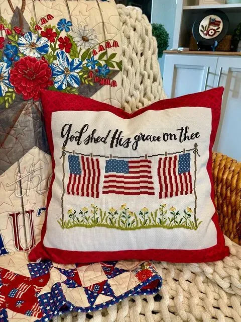 Cross Stitch Pillow 