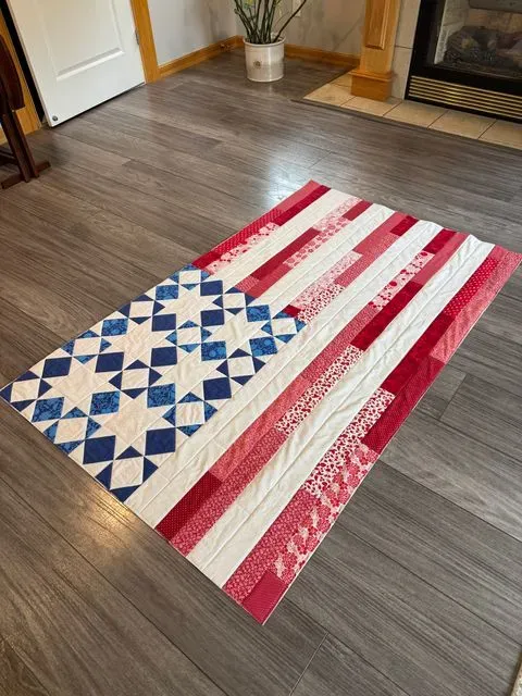 USA Flag Quilt
