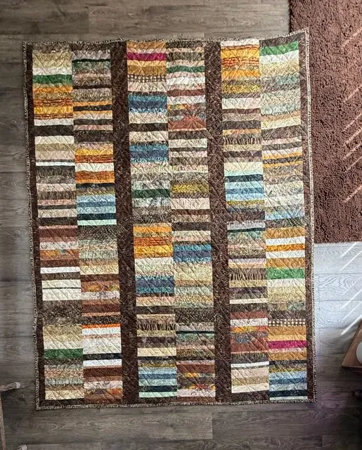 Scrappy Quilt For Steve