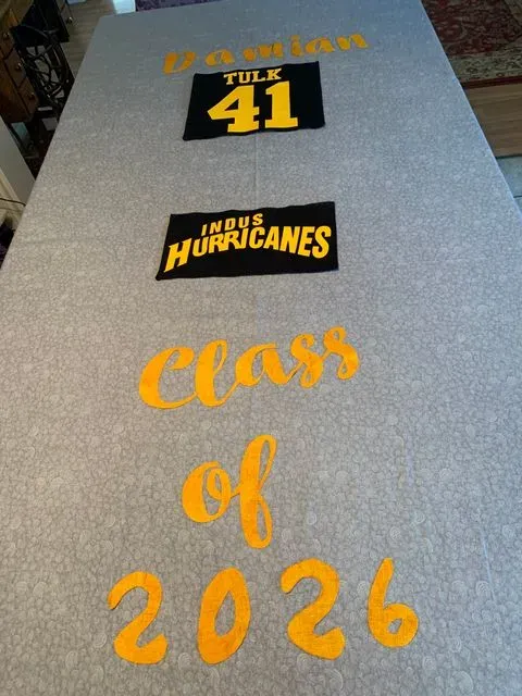 Damian’s Grad Quilt