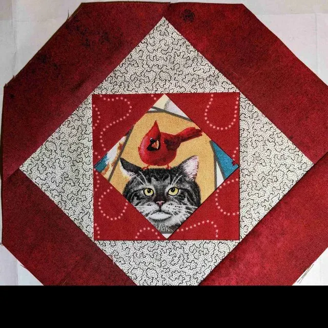 Story Block Cat Quilt