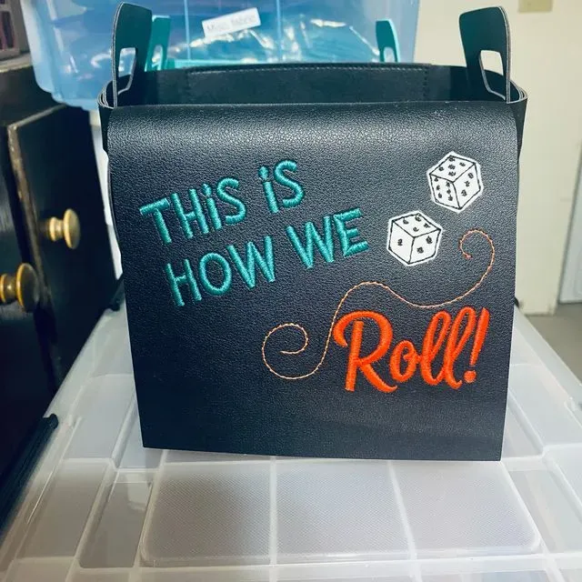 Leather Tote This Is How We Roll 