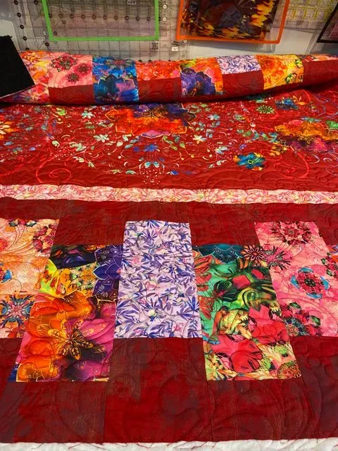 Red Flower Panel