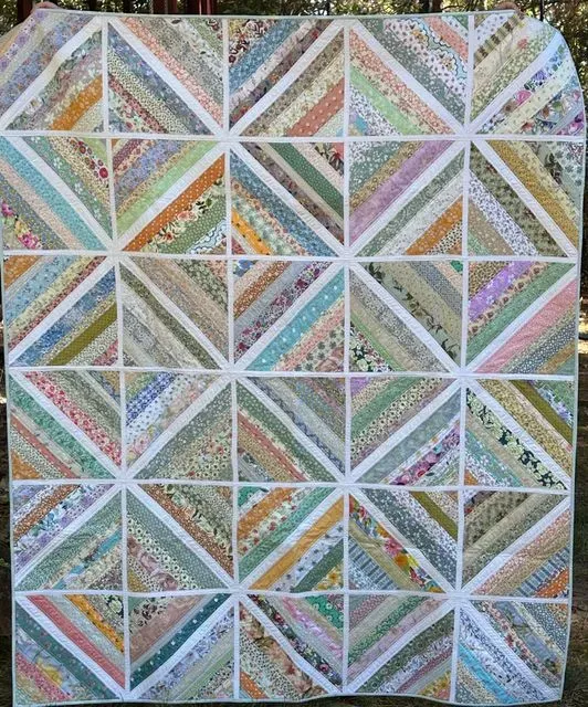 Floral String Quilt