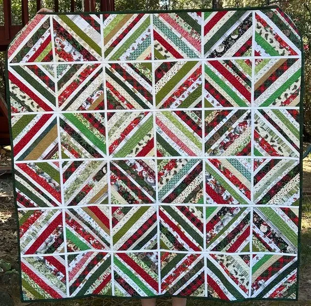 Christmas String Quilt