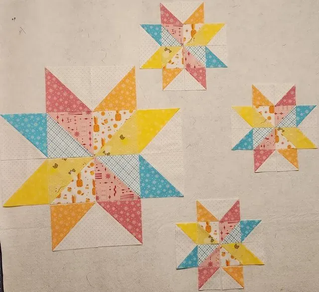 Rainbow Stars Quilt