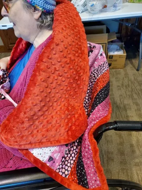 Sharon's Valentine Shawl