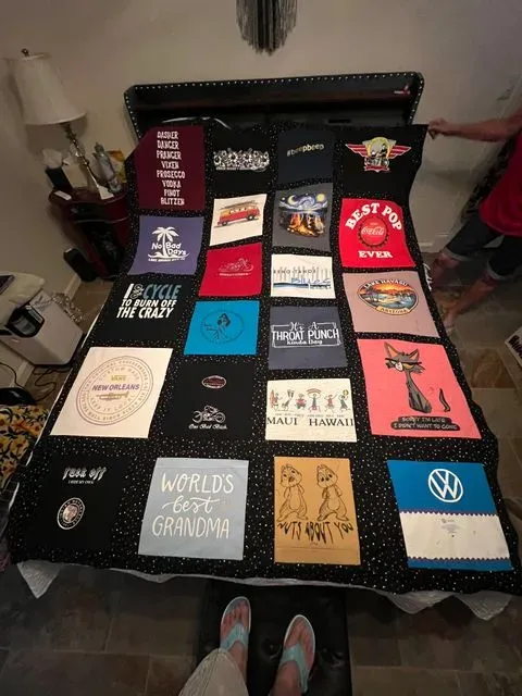 Sue’s Tshirt Quilt