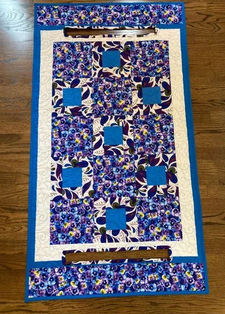 Golf Cart Seat Cover #47 (Purple Pansy)