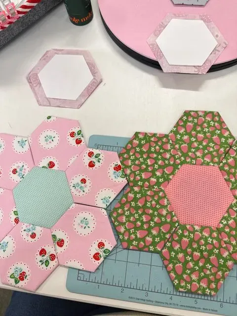 Strawberry Hexies
