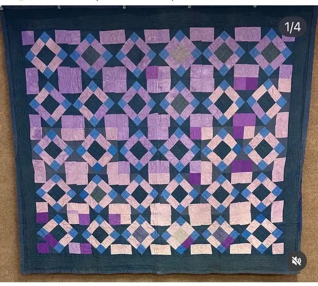 Purple Amish Quilt 