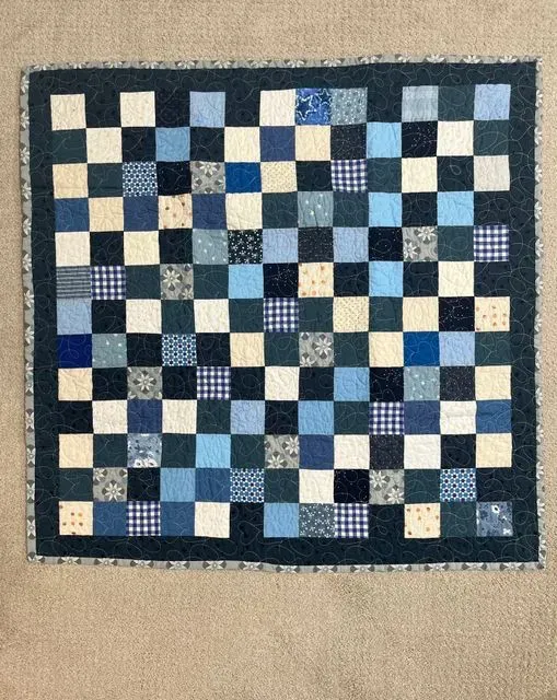 Baby Blue Patchwork 