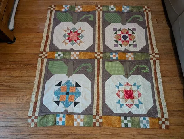 Quilted Pumpkins