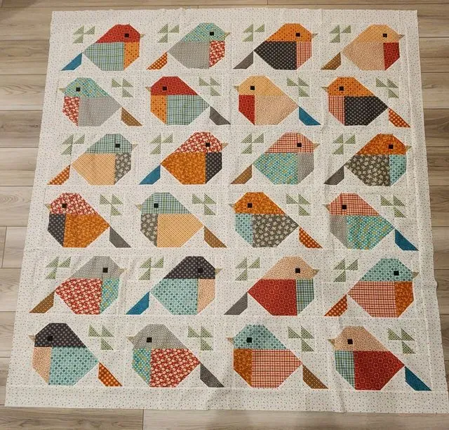 Sparrow - WAITING TO BE QUILTED 