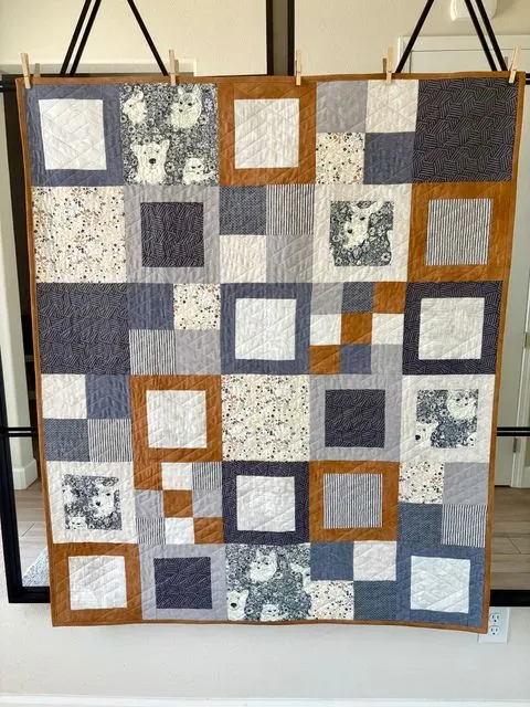 Neutral Woodland Abstract
