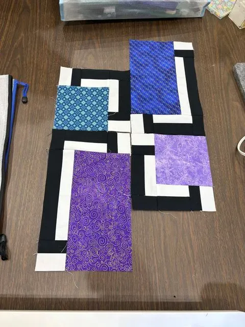 Bh6? My Version - Blue #2 Nazi Quilt