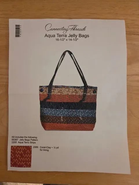 Aqua Terra Jelly Roll Bag