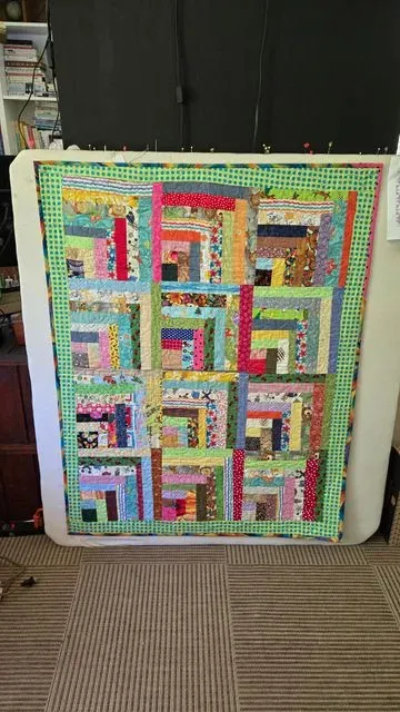 Scrappy Charity Quilt