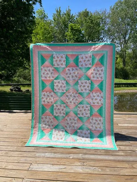 Pink & Teal Cactus