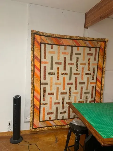 Orange Dashes 